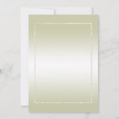 Invitation Ivoire Gemme & Paillettes 14e Anniversaire de Mari (Dos)