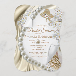 Invitation Ivoire, Vert, Bleu, Fête des mariées de soie et pe