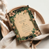 Invitation Ivory Bloom Art nouveau Mariage