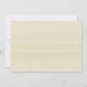 Invitation Ivory Floral Rose verdure mariage rose vif (Dos)