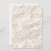 Invitation Ivory, Gold et Pearls Galentine's Party (Dos)