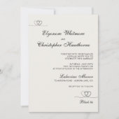 Invitation Ivory Modern Chic Mix and Match Wedding (Devant)