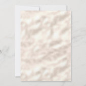 Invitation Ivory Palm Pampas Cinnamon Rose Mariage (Dos)