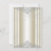 Invitation Ivory Pearl Quinceanera (Dos)