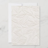 Invitation Ivory Simple Modern Wedding (Dos)