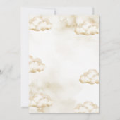 Invitation Ivory Wine The Bride is Cloud Nine Bridal Shower (Dos)
