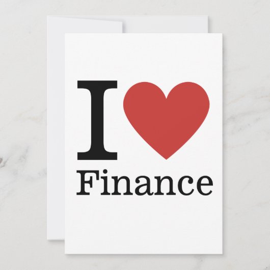 Invitation J'❤️ adore la finance (Devant)