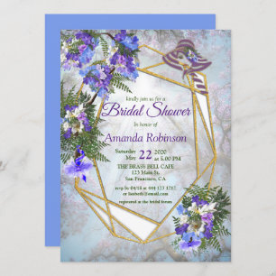 Invitation Jacaranda Blossoms Fête des mariées