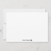 Invitation Jacinthe des bois (Dos)