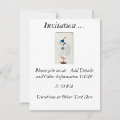 Invitation Jack est agile, Jack est rapide (Dos)