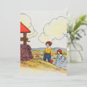 Invitation Jack et Jill montèrent la colline (Debout devant)