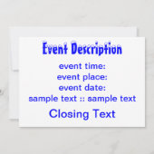 Invitation Jack Frost (Dos)