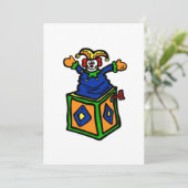 Invitation Jack in the Box (Debout devant)