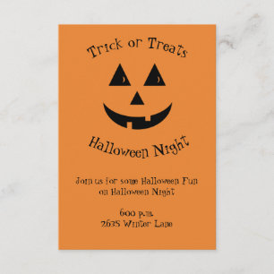Invitation Jack-o'-lantern
