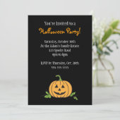 Invitation Jack O Lantern (Debout devant)
