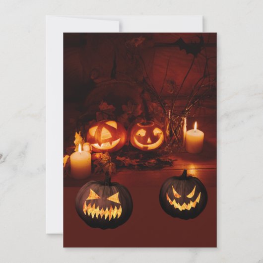 Invitation Jack-o'-lantern Halloween (Dos)