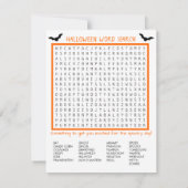 Invitation Jack-o'-lantern Halloween (Dos)