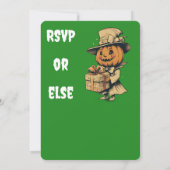 Invitation Jack-o'-lantern Halloween (Dos)