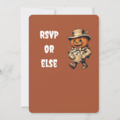 Invitation Jack-o'-lantern Halloween Party accessible (Dos)