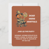 Invitation Jack-o'-lantern Halloween Party accessible (Devant)