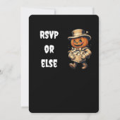 Invitation Jack-o'-lantern Halloween Party accessible (Dos)