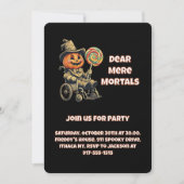 Invitation Jack-o'-lantern Halloween Party accessible (Devant)