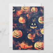 Invitation Jack-O' Lanterns Starry Night Halloween Party (Dos)