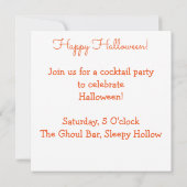 Invitation Jack O'Lanterns ! (Dos)