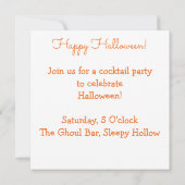 Invitation Jack O'Lanterns ! (Dos)