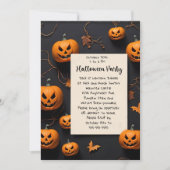 Invitation Jack O'Lanterns et Twigs Halloween Party (Devant)