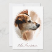 INVITATION JACK RUSSELL TERRIER CHIEN (Devant)