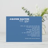 Invitation Jacob David Custom (Debout devant)