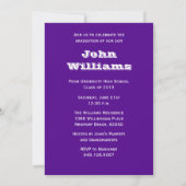 Invitation Jacquard de violet et d'or 2013 (Dos)