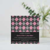 Invitation Jacquard;mariage marriage marriages (Debout devant)