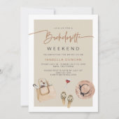 Invitation JADE Bohemian Napa Vin Pays Bachelorette (Devant)