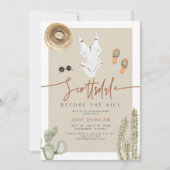 Invitation JADE Boho Desert Cactus Scottsdale Avant le Voile (Devant)