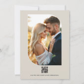 Invitation Jade Haze, Alpine Teal & Snow Mint Floral Mariage (Dos)