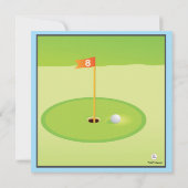 Invitation J'adore le Golf (Dos)