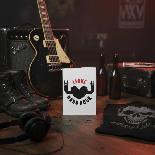 Invitation J'adore le hard rock