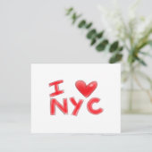 Invitation J'adore NYC Classique (Debout devant)