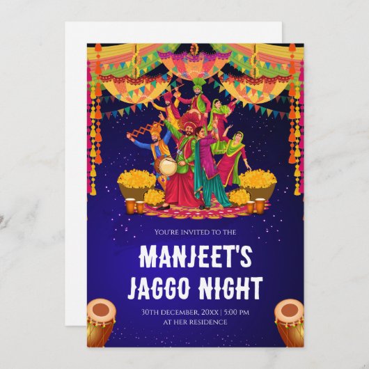 Invitation Jaggo invite Jago à la fête, Jago accepte l'invita (Devant / Derrière)