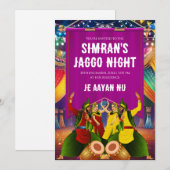 Invitation Jaggo invite Jago à l'invitation, soirée Digital J (Devant / Derrière)