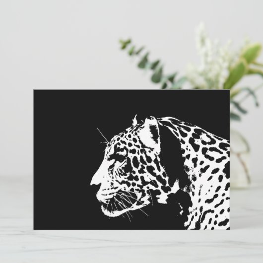 Invitation Jaguar (Debout devant)