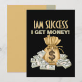 INVITATION J'AI DE L'ARGENT (Devant / Derrière)