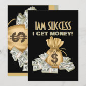 INVITATION J'AI DE L'ARGENT (Devant / Derrière)