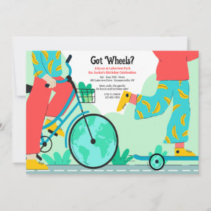 Invitation J'ai des roues