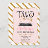 Invitation J'ai deux fêtes à inviter (Devant / Derrière)