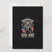 Invitation j'ai deux titres : ancien combattant et père et je (Devant)