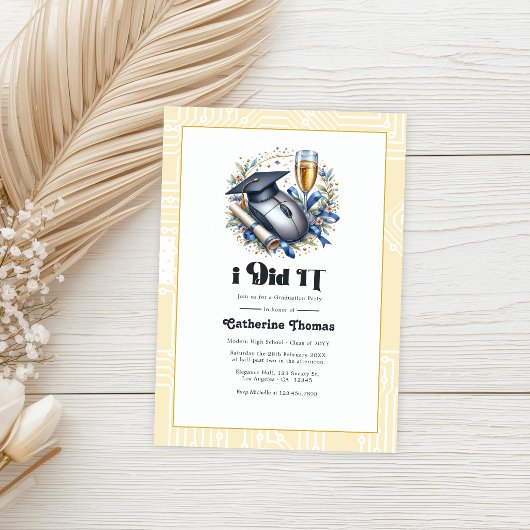 Invitation J'ai fait l'informatique de l'informatique de la f