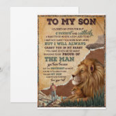 Invitation J'ai Fermé Les Yeux Rien Qu'un Instant - De Papa À (Devant / Derrière)